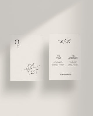 Blase 4-Piece Wedding Invitations
