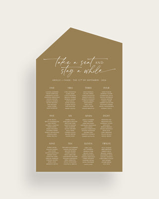 Blase Asymmetrical Seating Chart