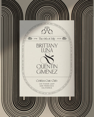 Quinn 4-Piece Wedding Invitations