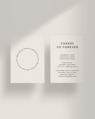 Skyline 4-Piece Wedding Invitations
