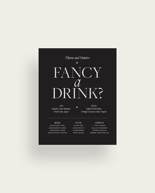 Slate Bar Menu Sign