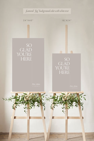 Stone Rectangle Welcome Sign