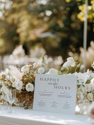 Stone Bar Menu Sign