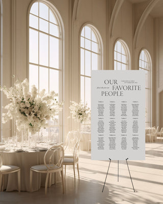 Stone Seating Chart