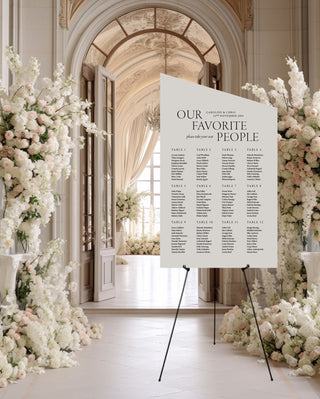 Stone Slant Down Seating Chart