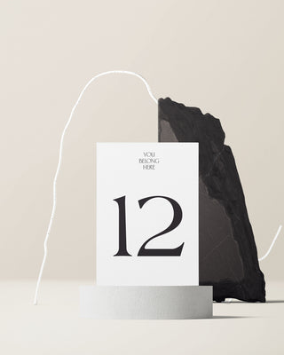 Wedding Table Numbers