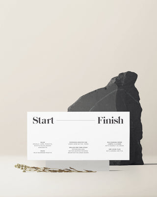 Skyline Start to Finish Menu