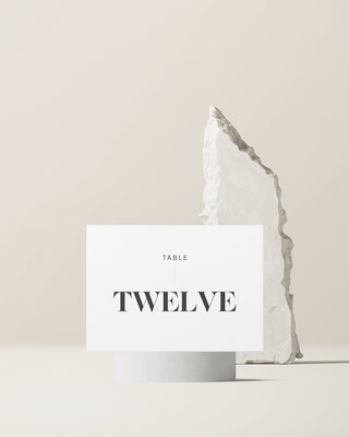 Skyline Minimal  Horizontal Table Numbers