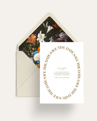 Skyline Save the Date Invitations