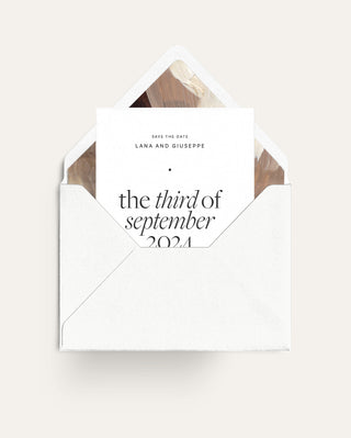 Slate Save the Date Invitations