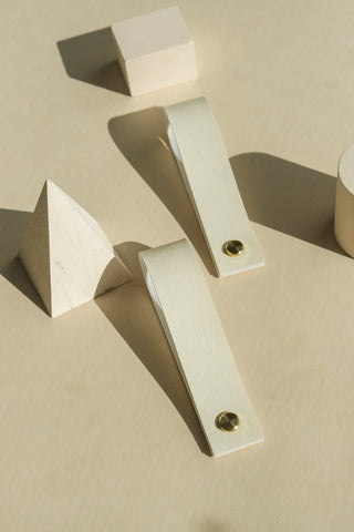 Cream Vinyl Strap Set