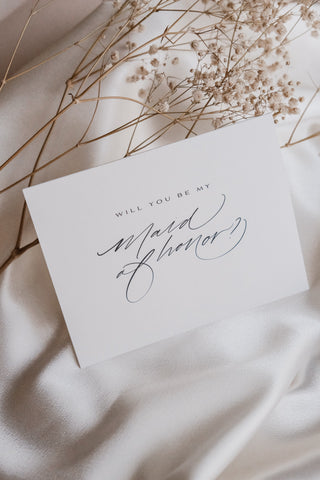 Maid of Honor Proposal Card