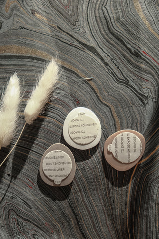 With Love Luxury Wax Oval Seals with Adhesive Backing