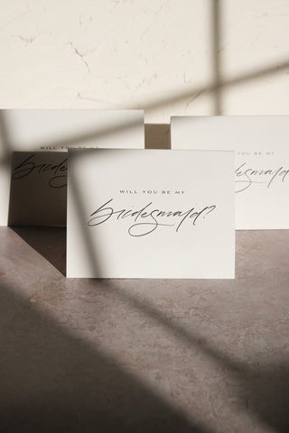 Personalised Bridesmaid Proposal Cards