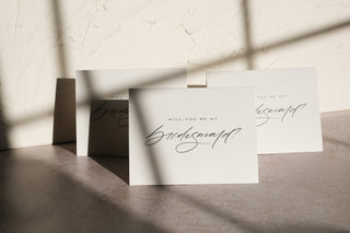 Personalised Bridesmaid Proposal Cards