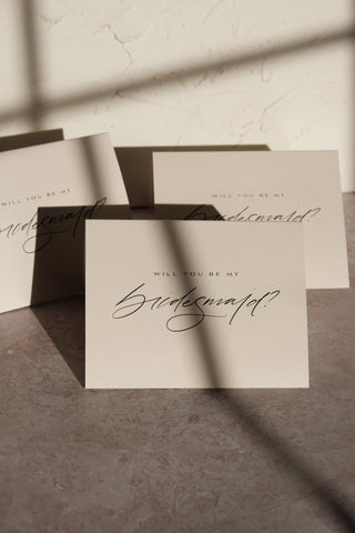 Bridesmaid Proposal Card