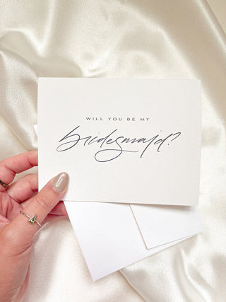 Personalised Bridesmaid Proposal Cards