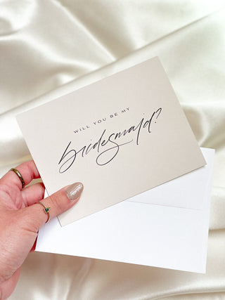 Bridesmaid Proposal Card