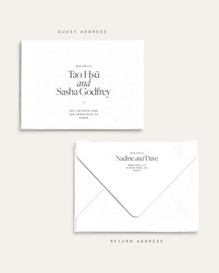 Slate Printed Envelopes
