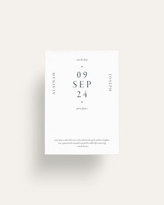 Stone Save the Date Invitations