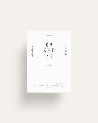 Stone Save the Date Invitations