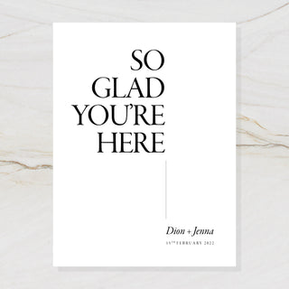 Stone Rectangle Welcome Sign