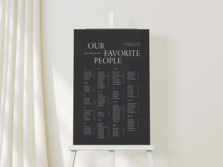 Stone Seating Chart