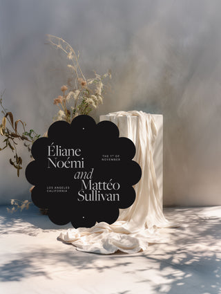 Slate Scallop Welcome Sign