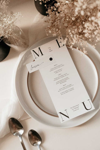 Modern Place Cards