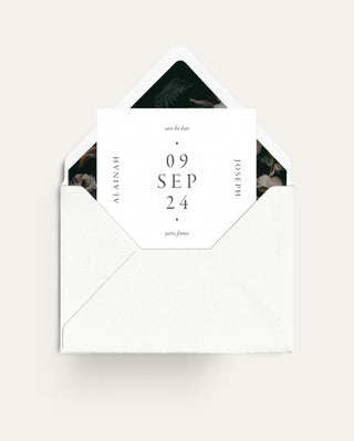 Stone Save the Date Invitations