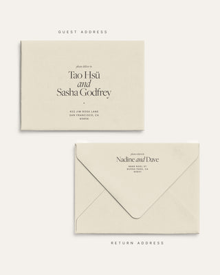 Slate Printed Envelopes